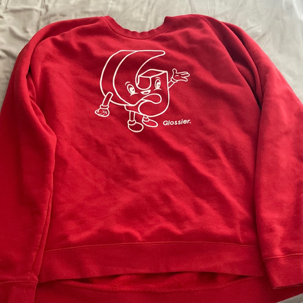 Glossier crew neck
